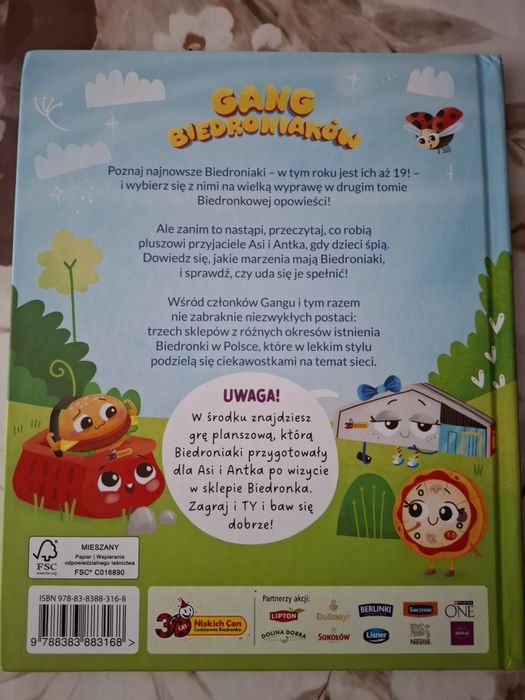 Książka Gang Biedroniaków