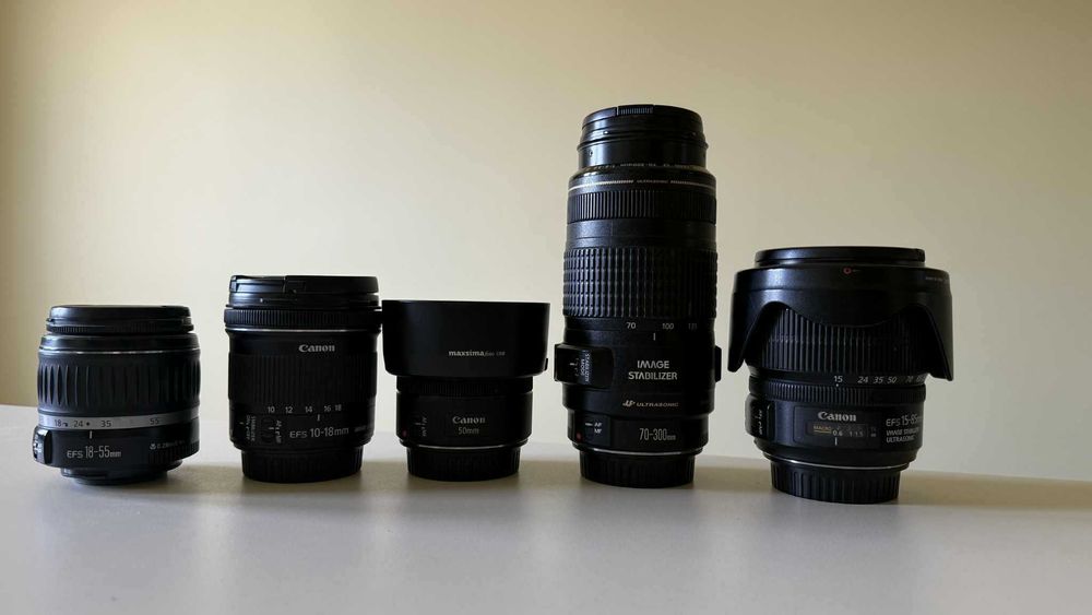 Canon 7D Mark II + 5 obiektywów Canon