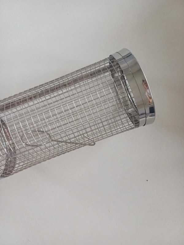 nowy kosz do grillowania obrotowa siatka ruszt na grill 20 cm.
