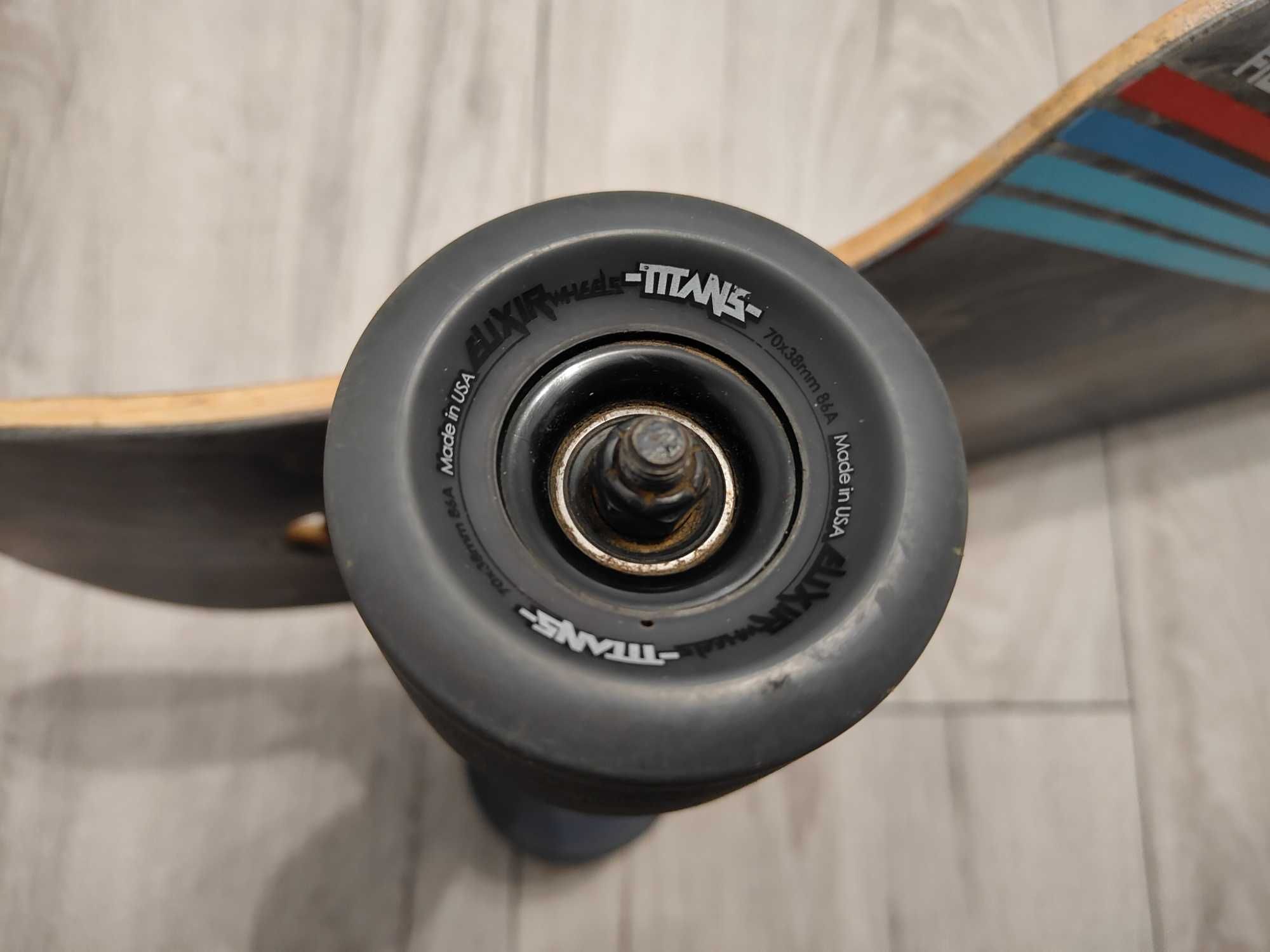 Deska longboard Elixir Fibertech Longboard twin tip flex 2