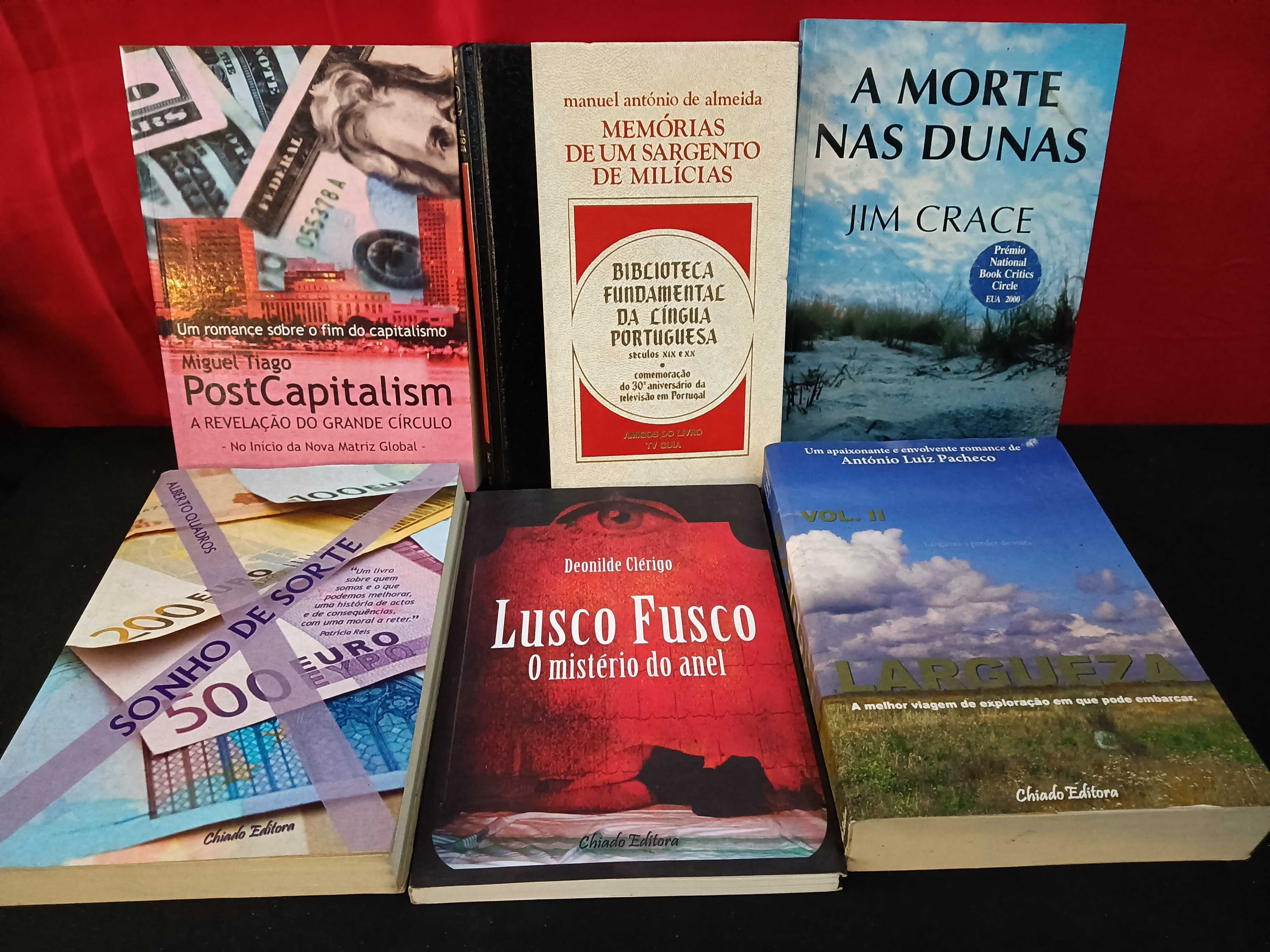 Lote de 6 livros boa literatura oferta de portes