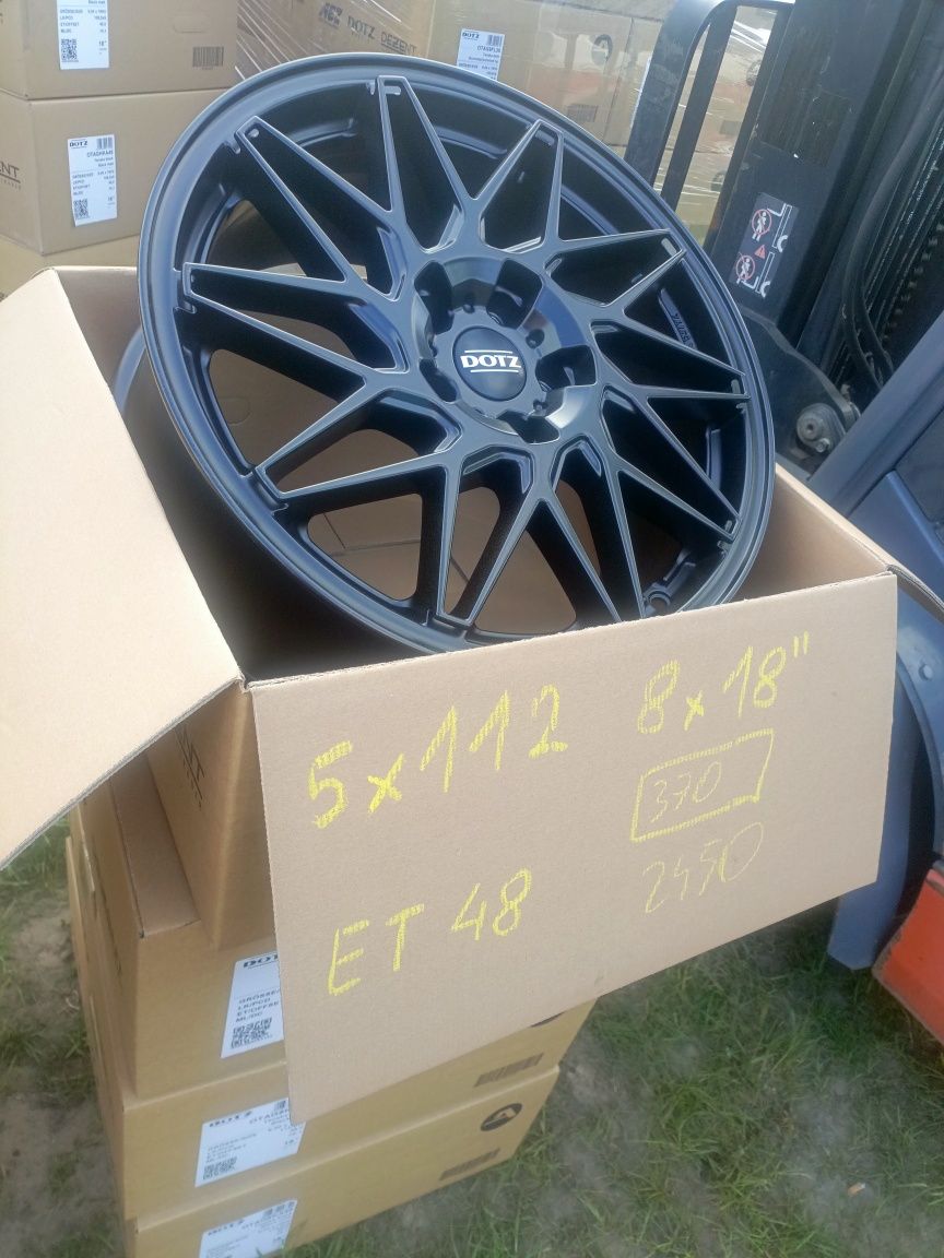 Nowe felgi aluminiowe DOTZ 5x112 et48 8jx18 audi seat VW Skoda Mercede