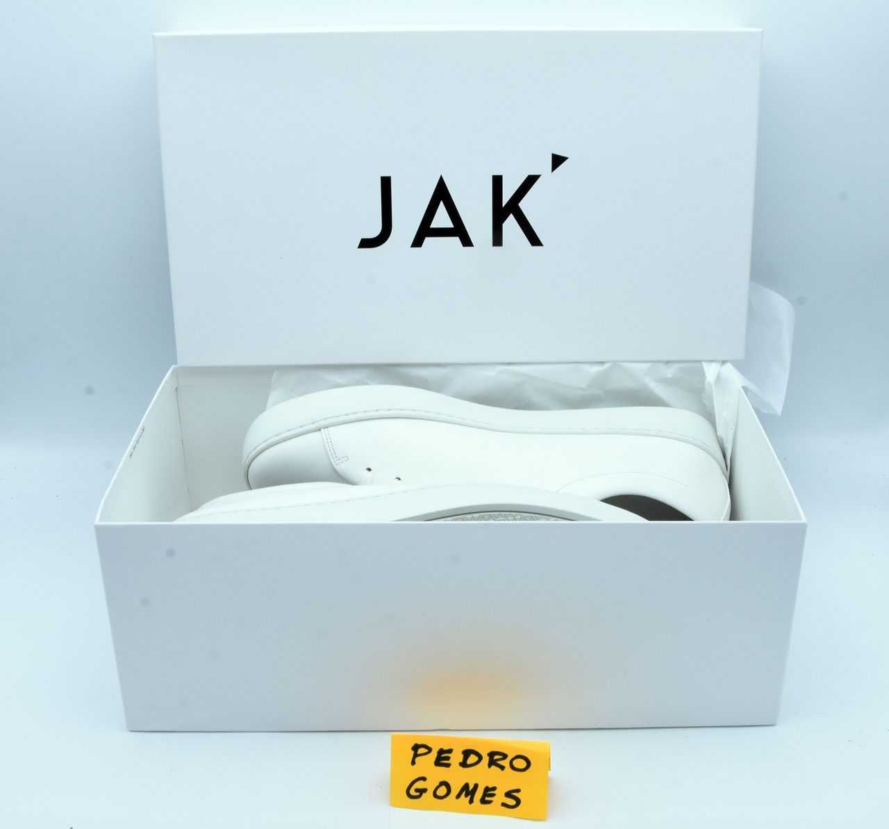 Tenis JAK Royal White NOVOS em pele proveniente oferta metade do valor