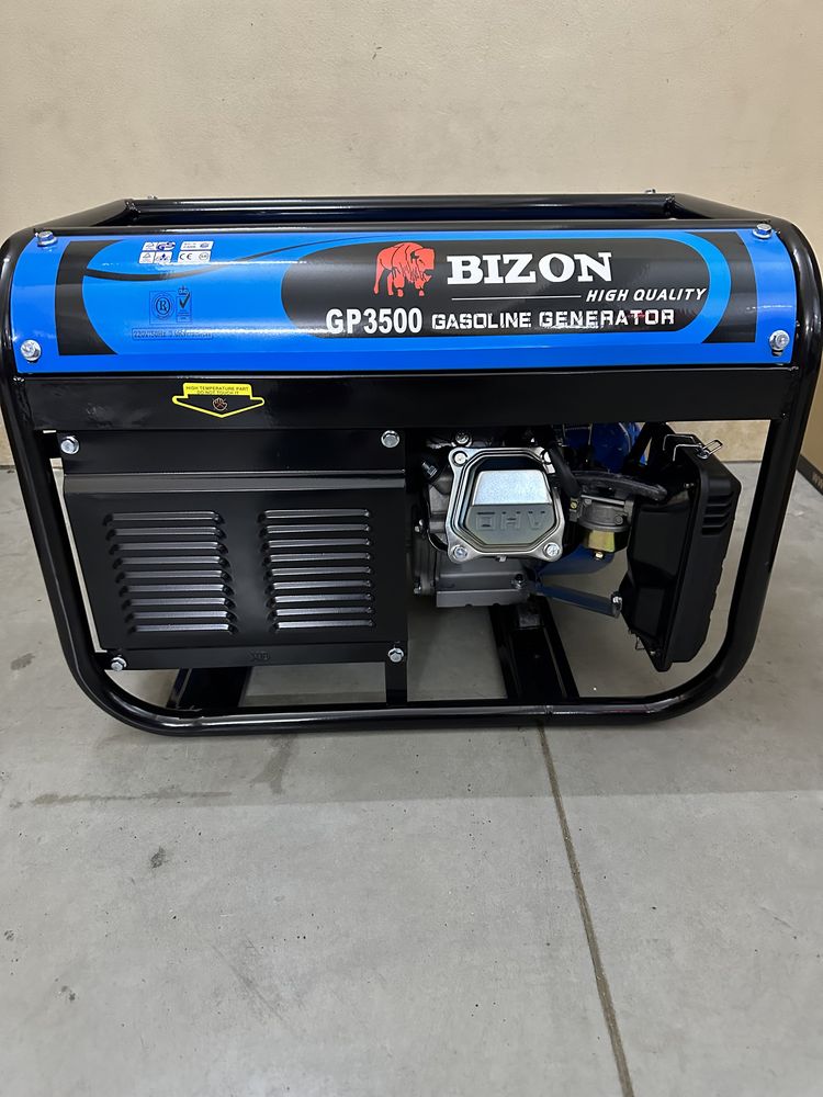 Генератор бензиновий мідь 3,5 кВт Bizon GP3500 відправка без предоплат