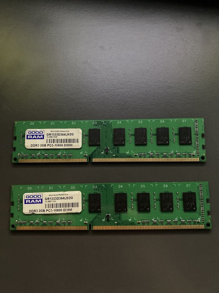 Pamięć RAM DDR3 4gb [2x2] GoodRam 1333MHz