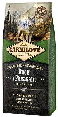 Karma dla psa bez zbóż i ziemniaków - Carnilove Kaczka i Bażant 1,5kg