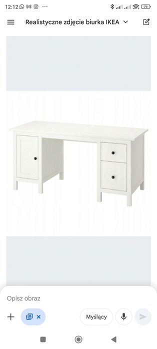 Biurko drewniane ikea