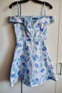 Sukienka w kwiaty damska rozmiar XS #B-76