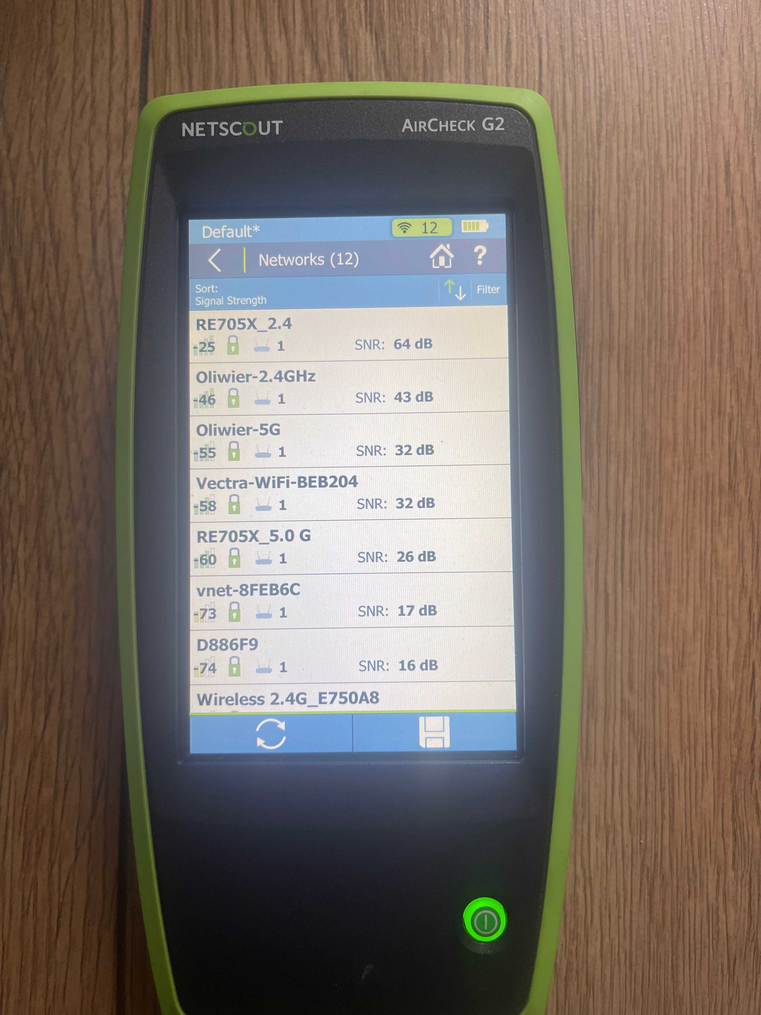 Tester sieci WiFi: NetScout AirCheck G2