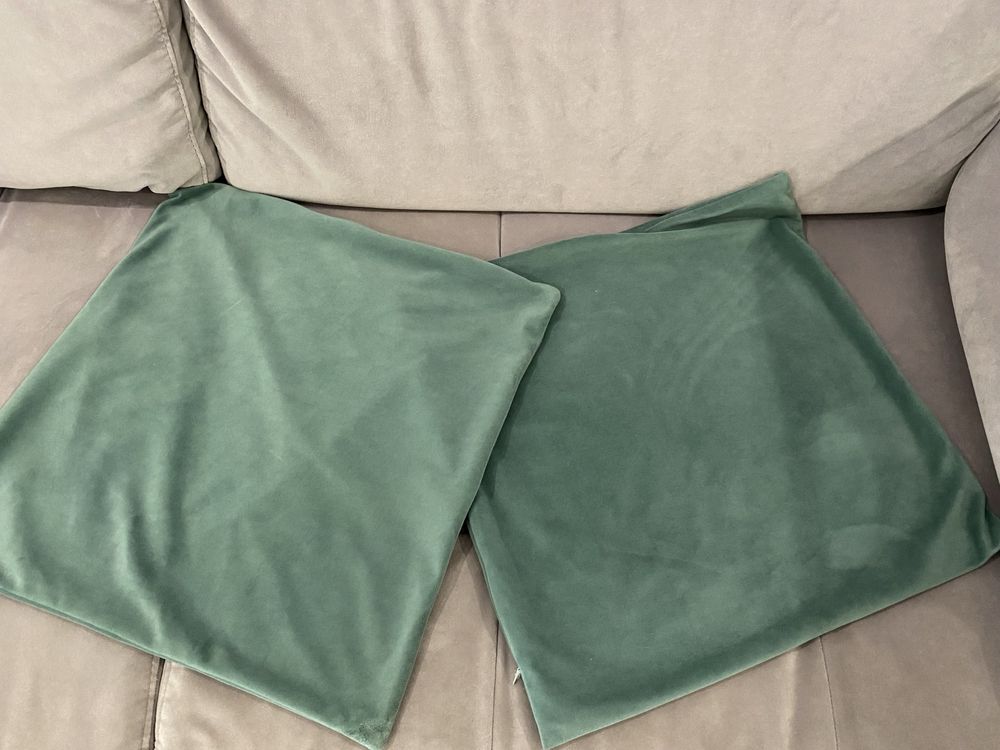 Capas almofadas verdes