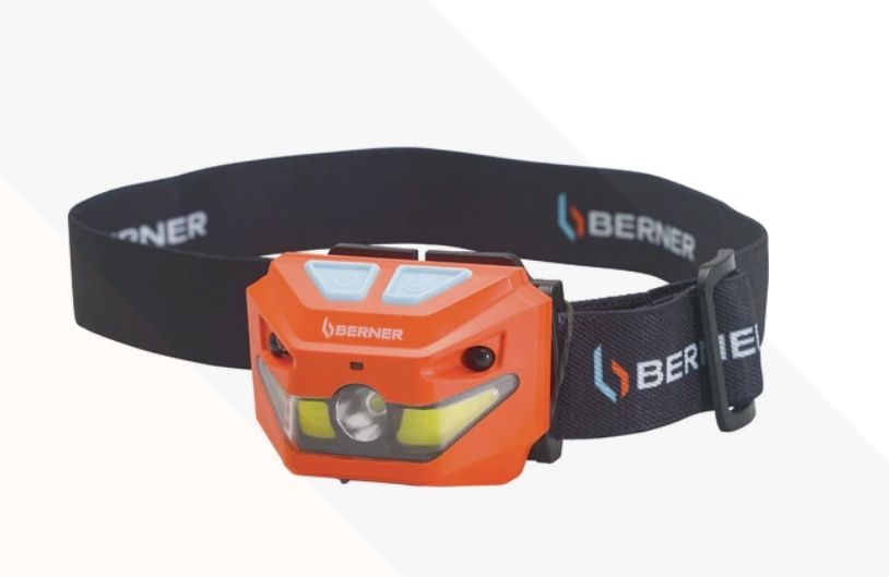 Nowa lampa z sensorem Berner czolowka