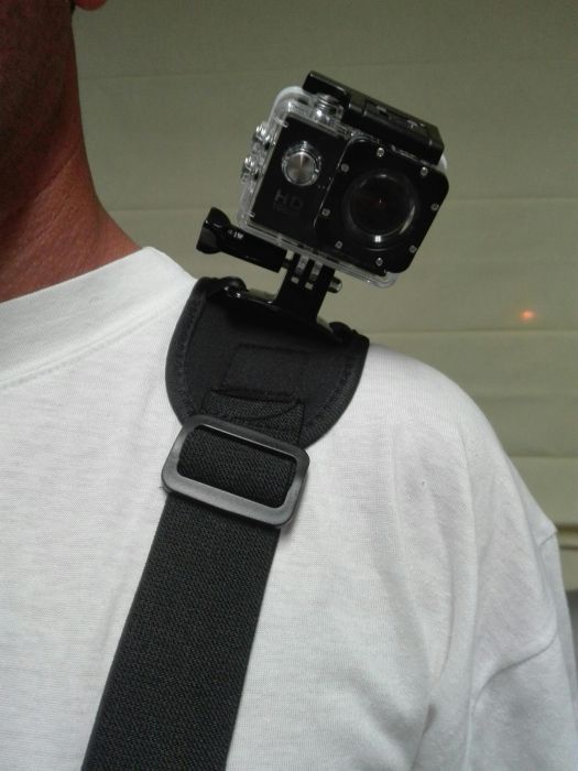 Gopro suporte camara ombro