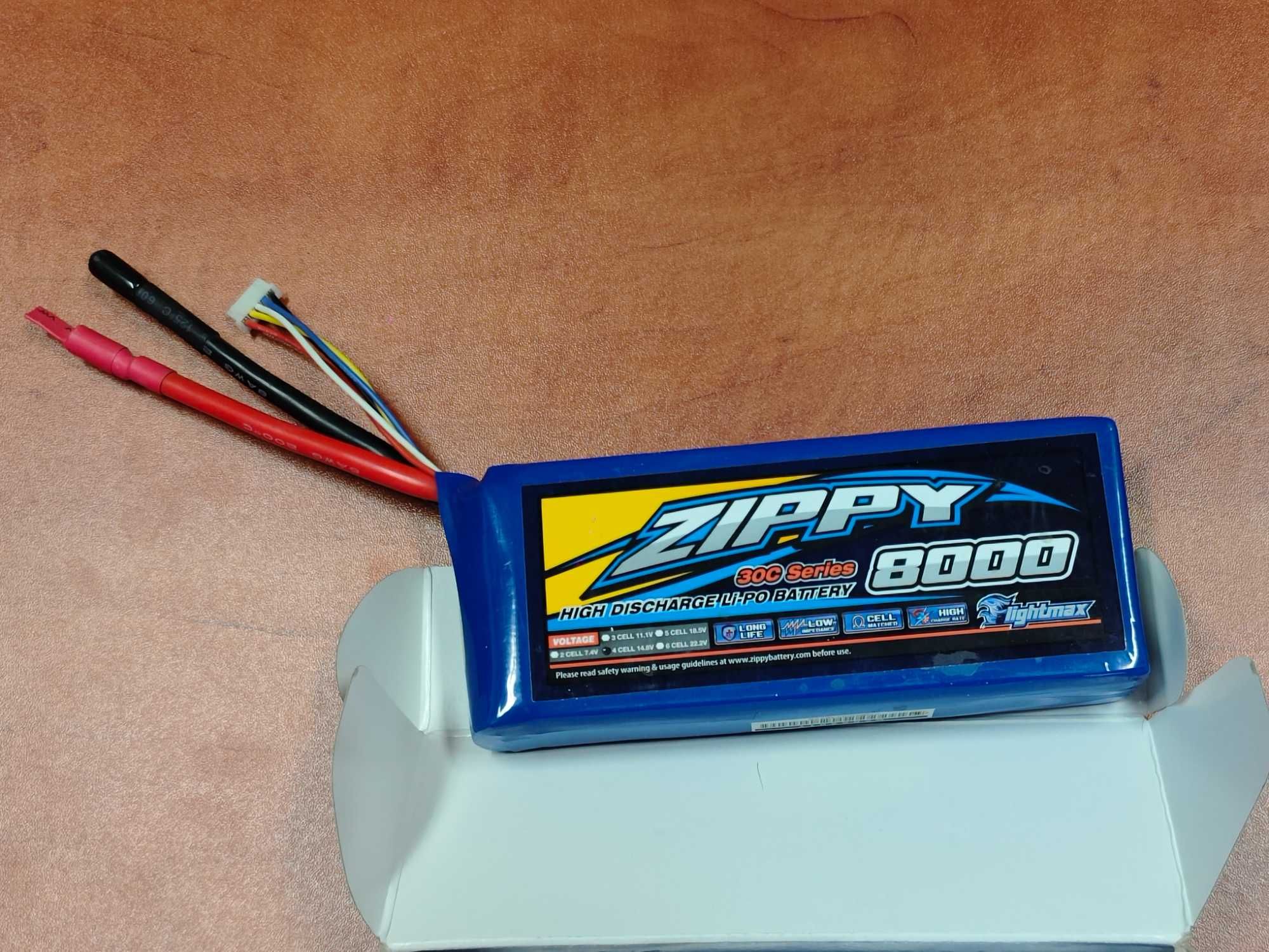Bateria Akumulator LIPO 4S1P Zippy 8000 mAh 30C 14.8v 4 cell - 2 szt