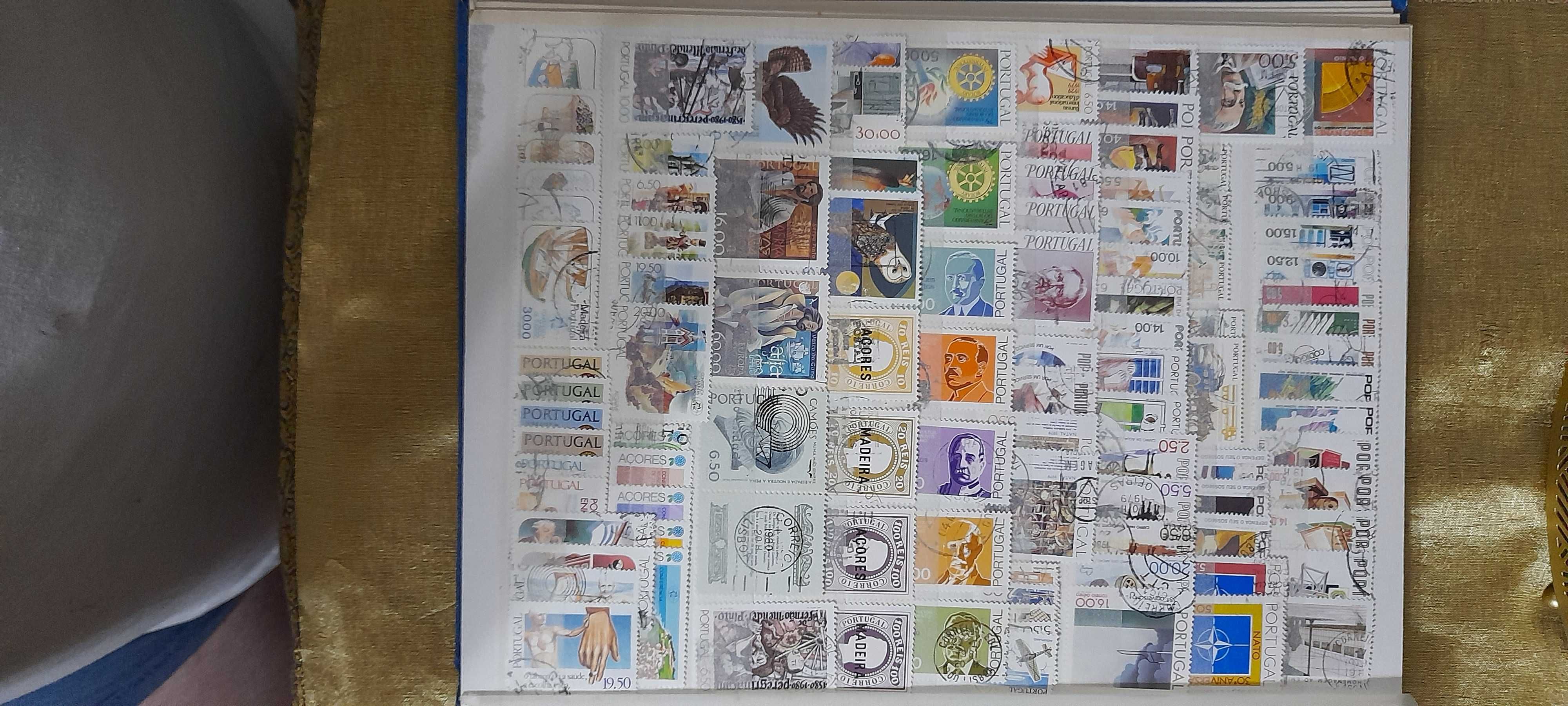 selos usados e novos com charneira.
