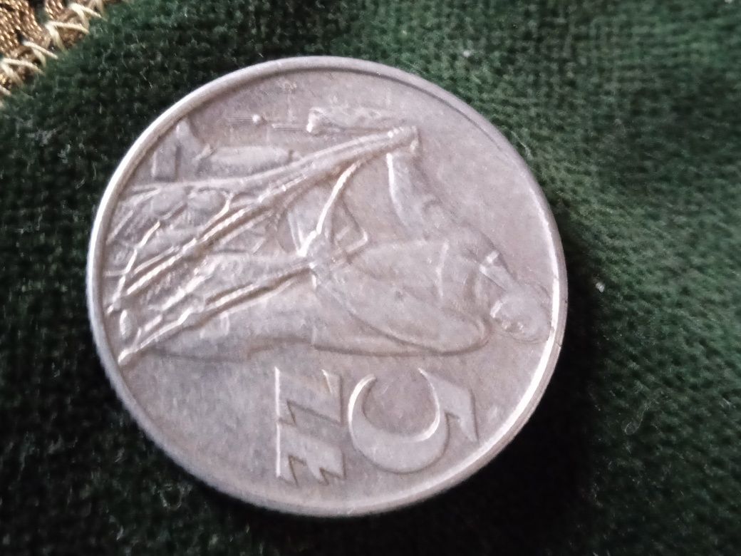 Moneta PRL 5 zł Rybak 1973r