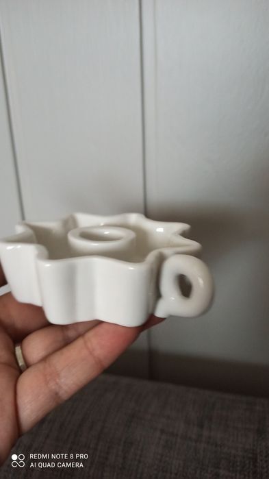 Керамический подсвечник