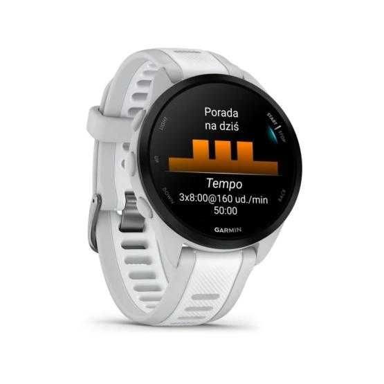 Смарт-годинник Garmin Forerunner 165 Mist Gray/White (010-02863-21)