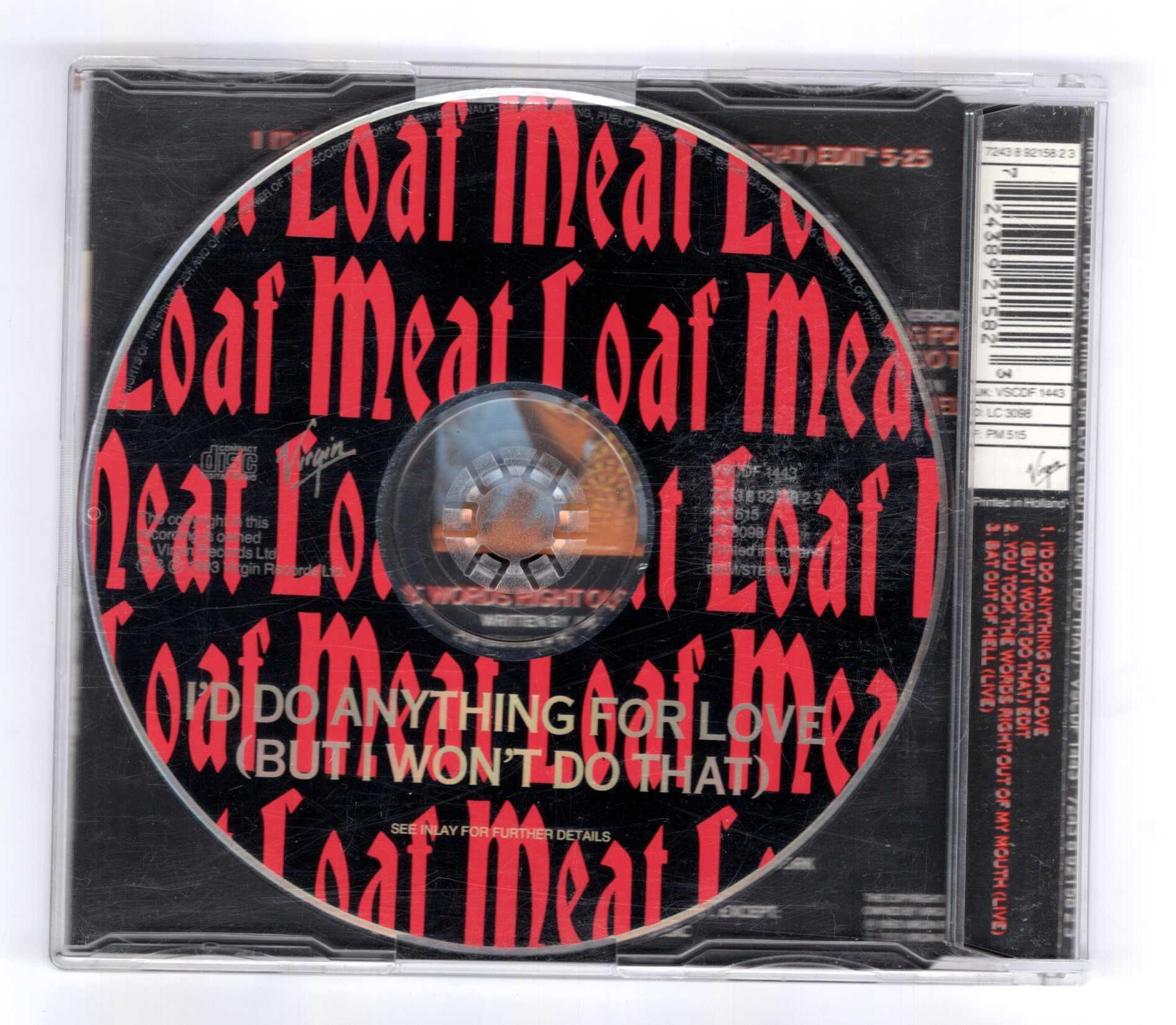 Meat Loaf - I'd Do Anything For Love But I Won't Do That (CD) Singiel