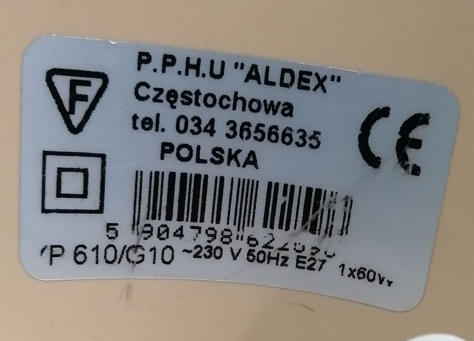 Lampa wisząca żyrandol zwis zdobiona kwiaty szklana do kuchni 60W