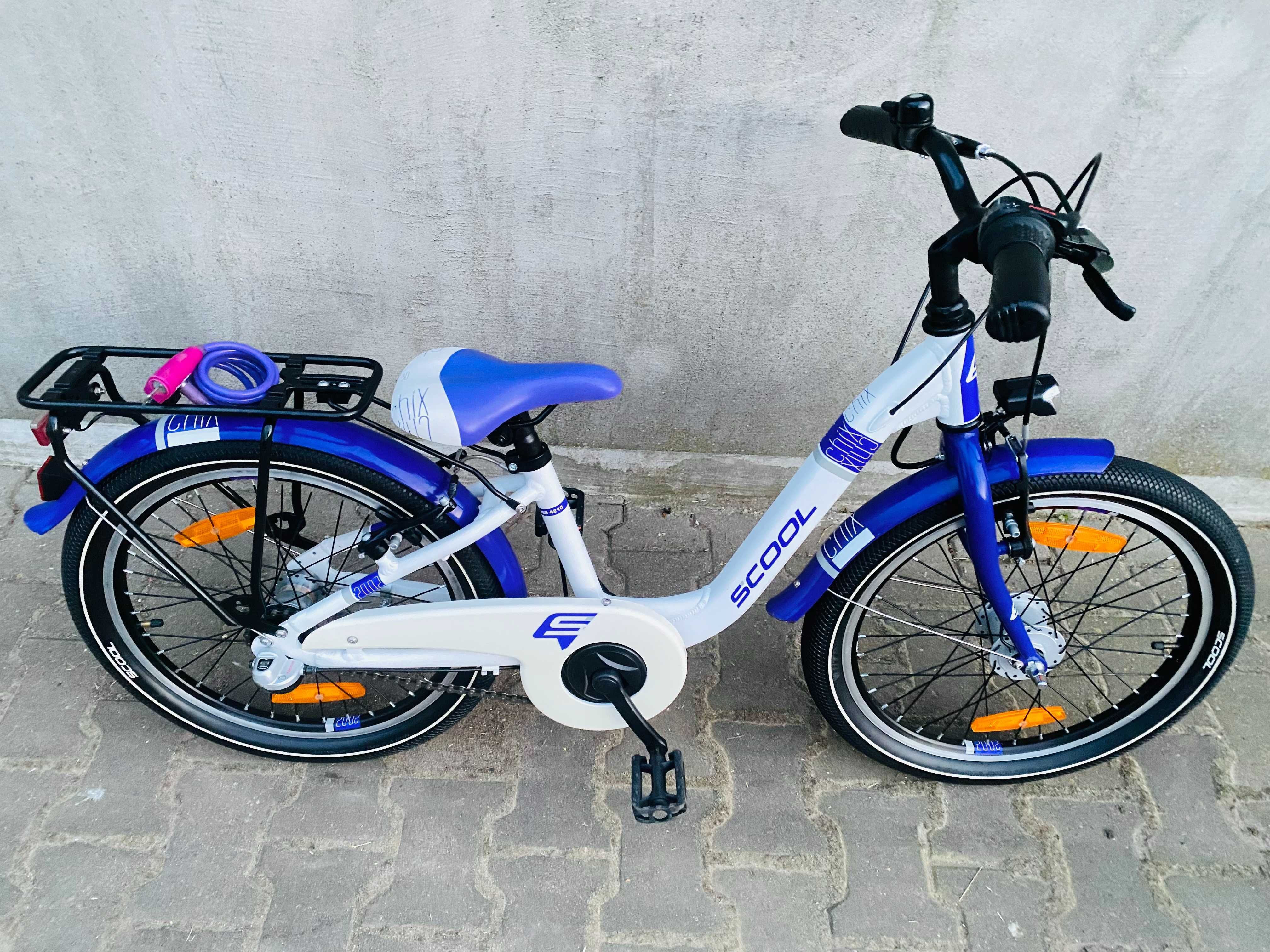 Aluminiowy Rower dziecięcy S'COOL 20" cali NEXUS 3 Biegi PEGASUS Puky