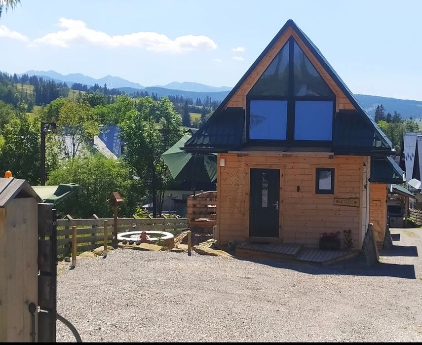 Domek w Tatrach z widokiem na góry , blisko Zakopane , Termy