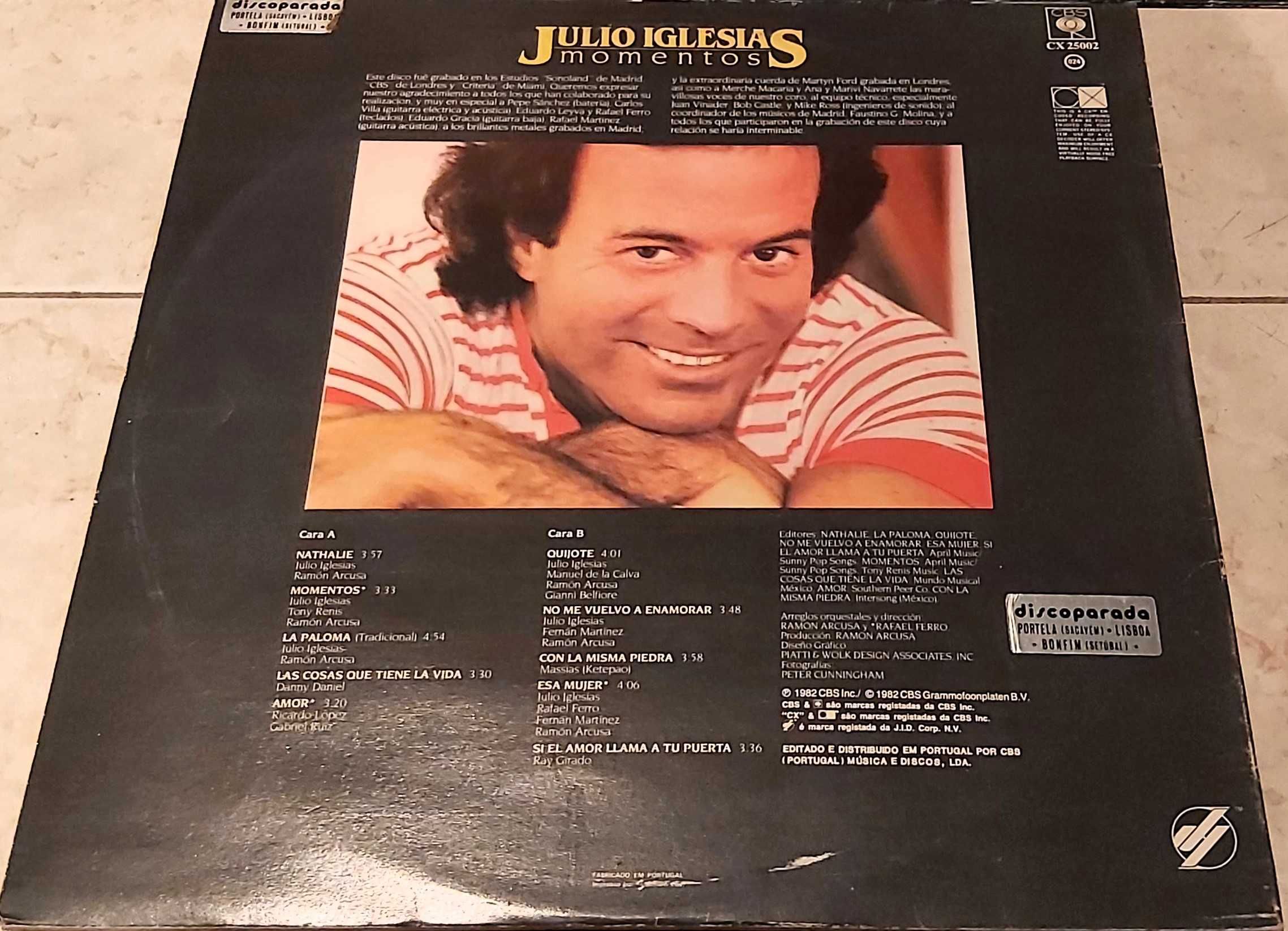 Discos vinil – 10€ cada – Julio Iglesias