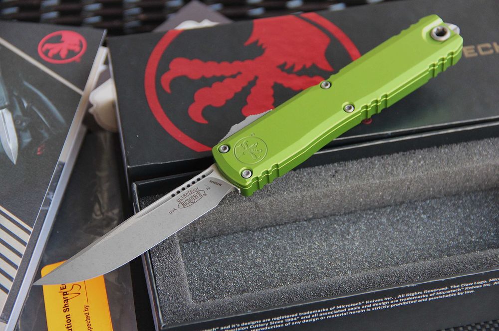 Microtech Ultratech IV - USA, nowy, komplet, stal M390. Rzadki kolor.