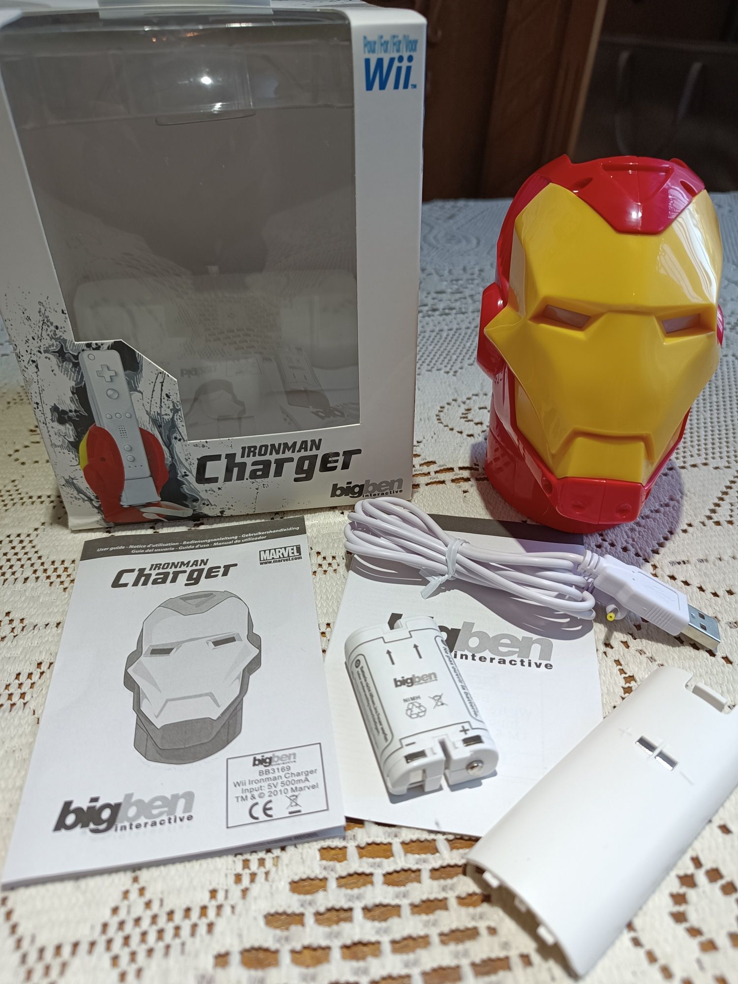 Ironman charger ładowarka do pilota konsoli WII