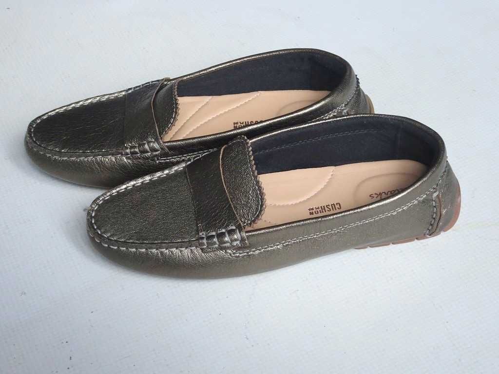 Clarks skórzane mokasyny r. 35,5 / 22 cm  super stan
