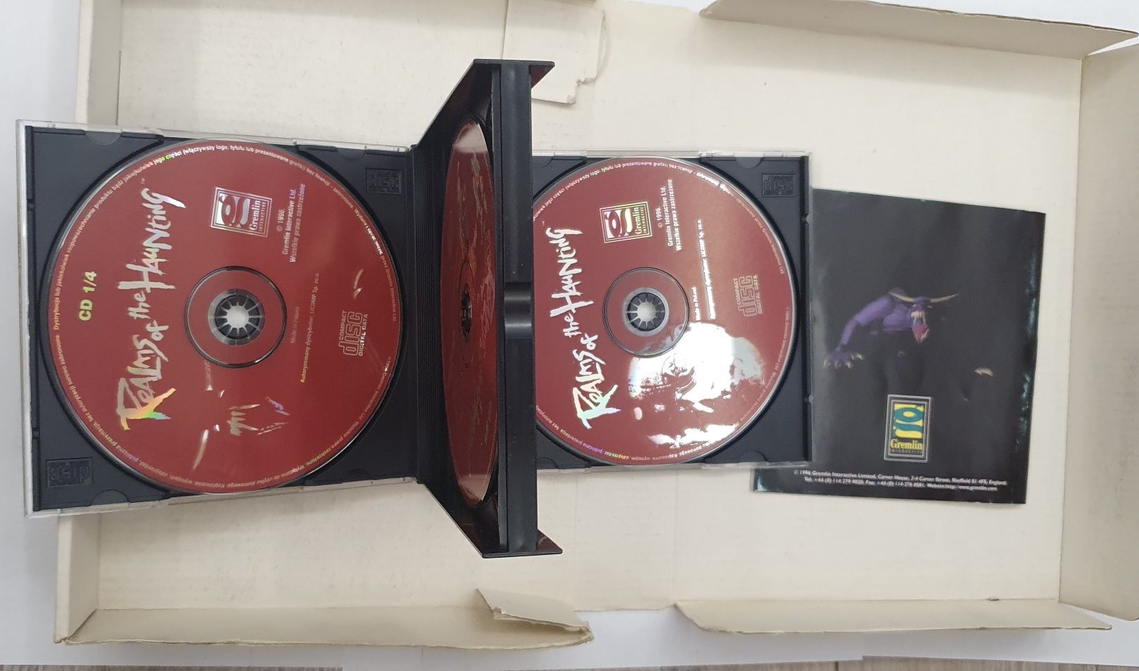 "Realms of the Haunting" gra PC Big Box polskie wydanie RETRO Unikat!