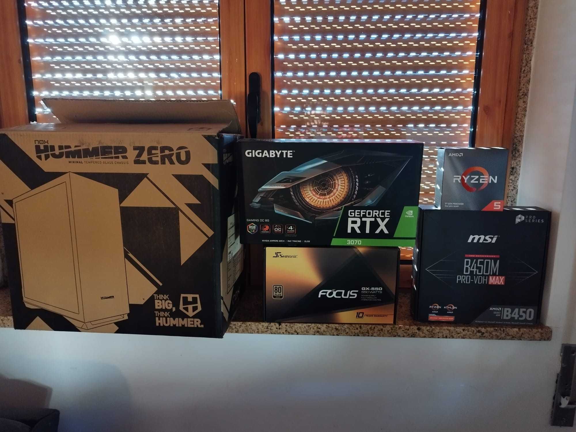 Pc Gaming Ryzen 7 5700x3D | RTX GeForce 3070 | 32Ram | Nvme 512GB
999€