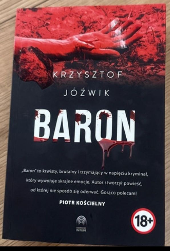 Baron Jóźwik Krzysztof ideał jak nowa krwisty brutalny thriller