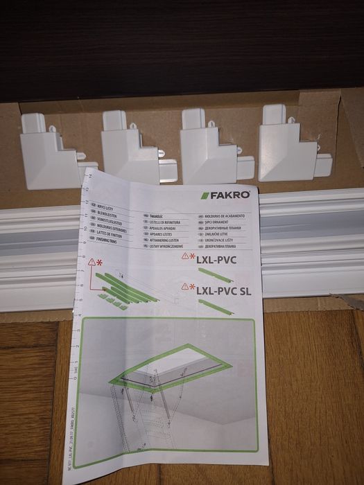 Listwy wykończeniowe do schodów strychowych  FAKRO LXL-PCV 60×120