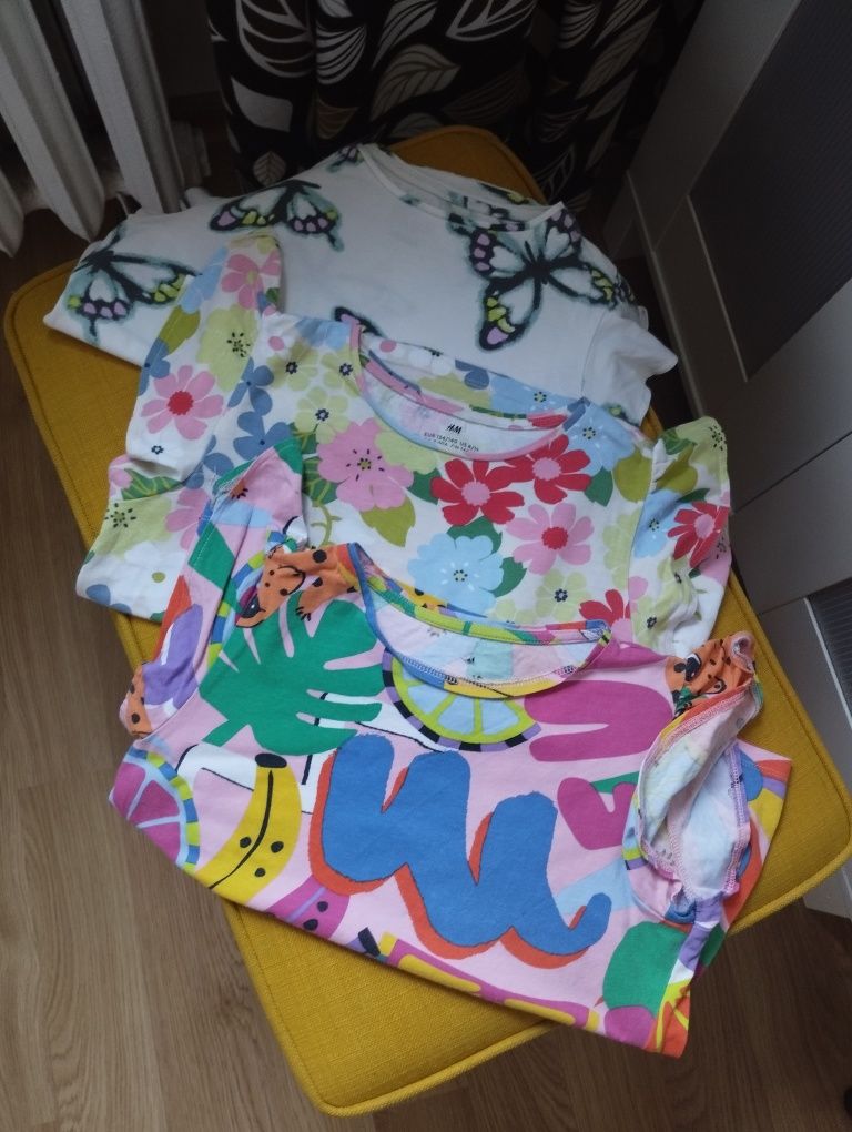 3*koszulka r.134/140 H&M