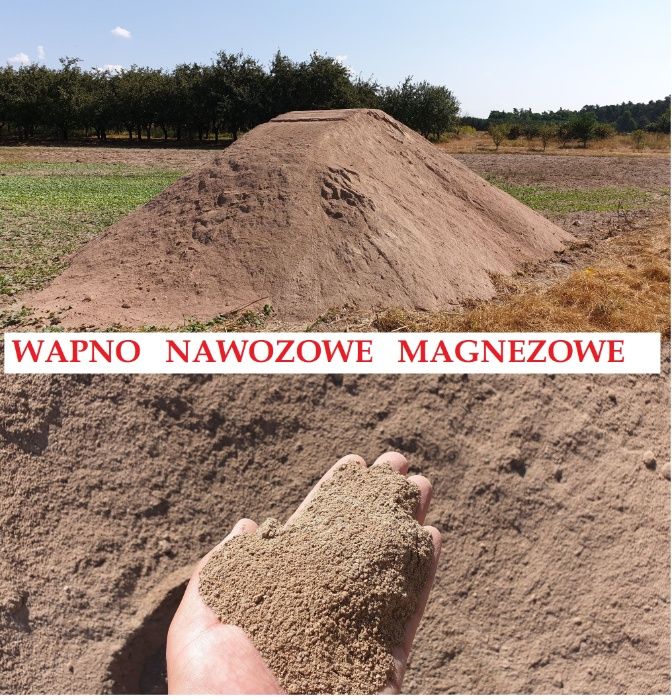 Wapno Nawozowe Węglanowe, Magnezowe, Kreda -na Obfite Plony-ATESTY!FV