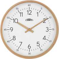 PRIM Designerski drewniany zegar ścienny, stylowy, nowoczesny