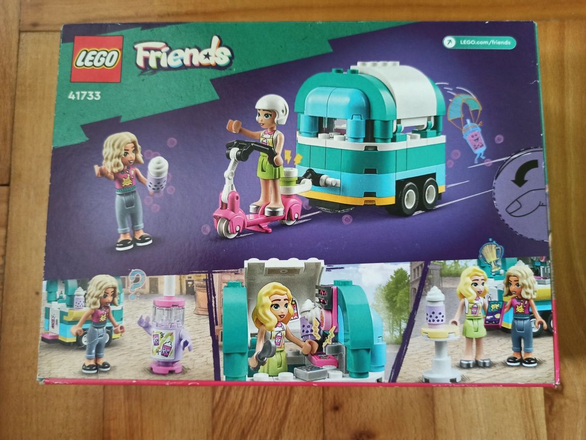 LEGO friends mobilny sklep z bubble tea