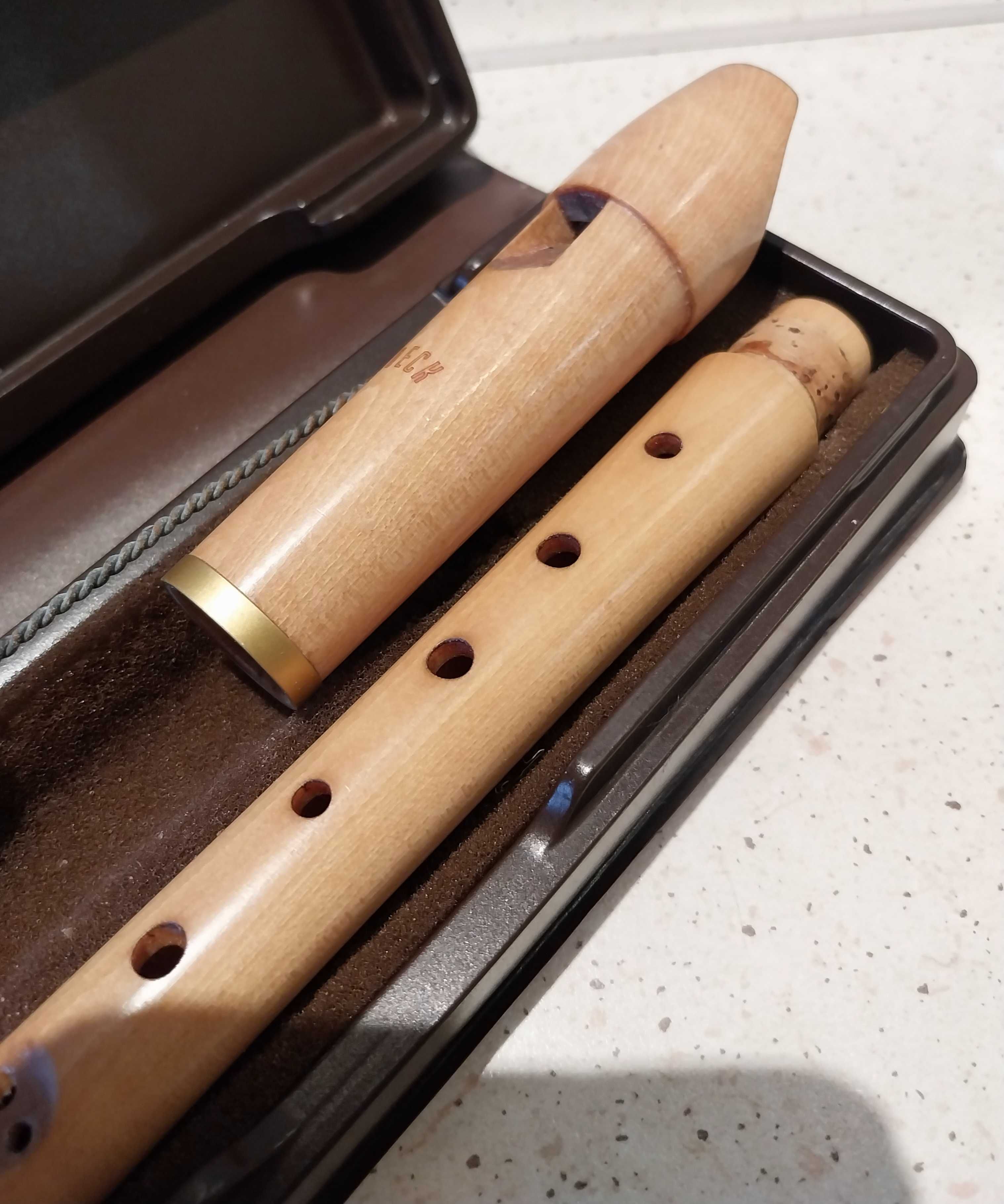 Flet moeck tuju barock sopran 70s etui