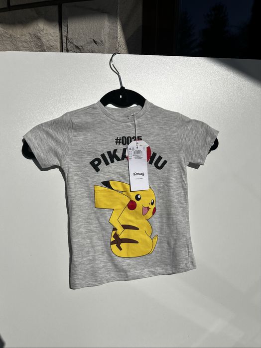 Nowa koszulka, bluzka, tshirt, pikaczu, pokemon, rozmiar 98