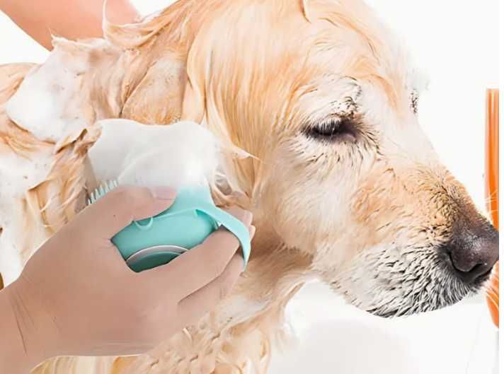 Escova De Shampoo Para Animais