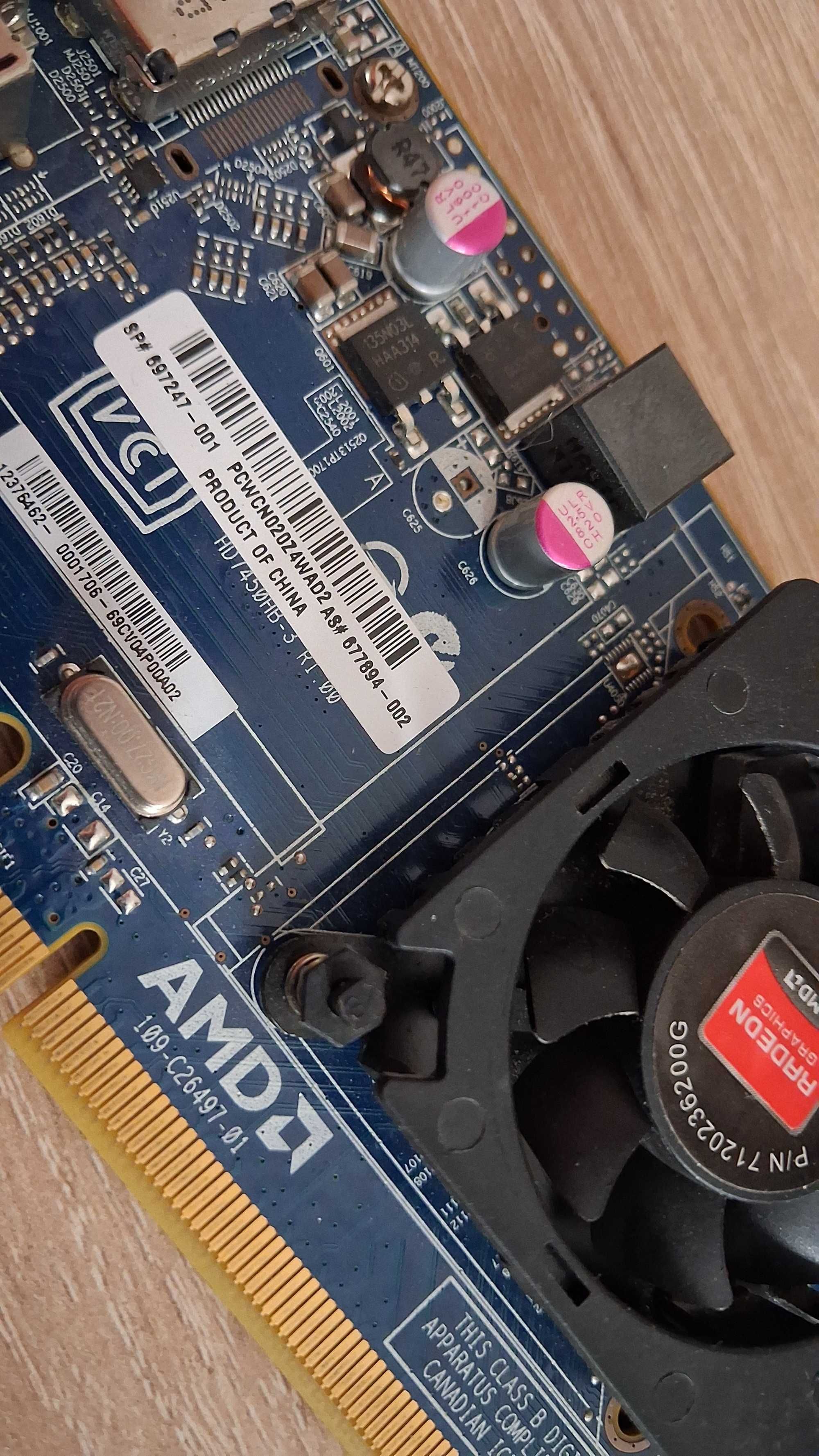 Відеокарта AMD Radeon HD7450 1 ГБ