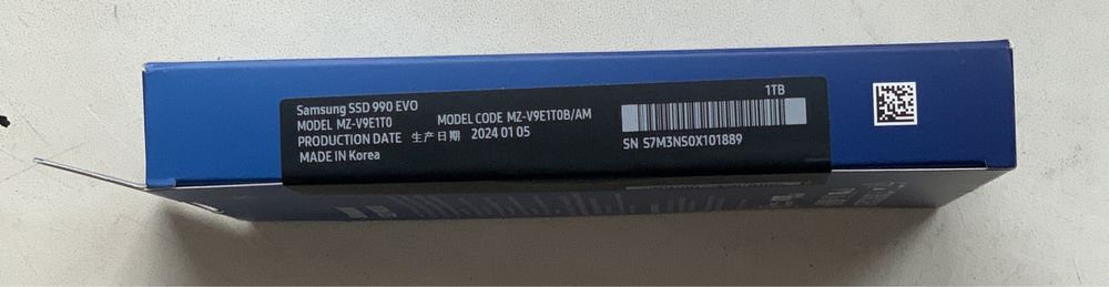 Samsung SSD 990 EVO 1TB (MZ-V9E1T0B/AM)