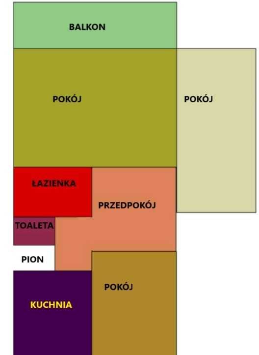 Ciche mieszkanie 3 pokoje. Bezpośrednio
