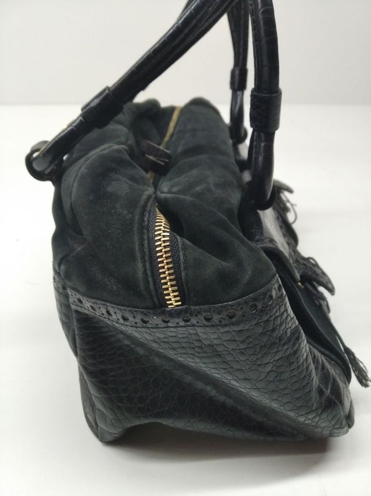Сумка италия кожа замша Pollini оригинал