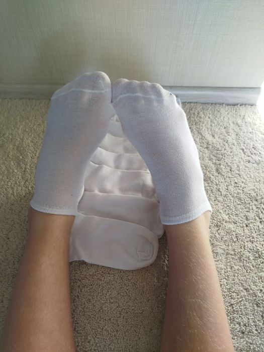 ЦІНА!!! Білі носки.розмір 36-39.кого зацікавили пишіть.