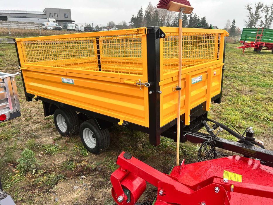 Przyczepka przyczepa 1.5 - 2T z Kiprem i oświetleniem TANdem -RATY--