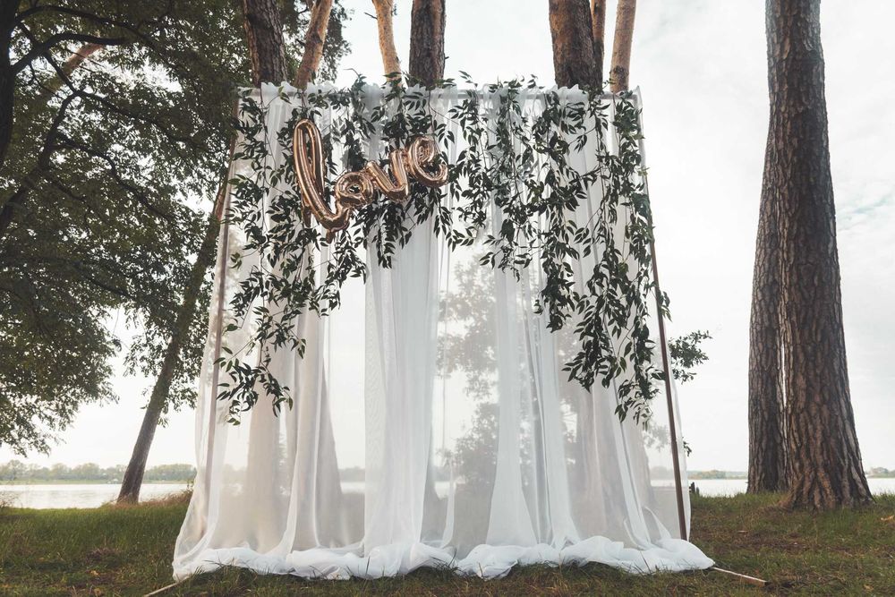 Ścianka/tło do zdjęć na ślub, wesele, komunię, chrzest