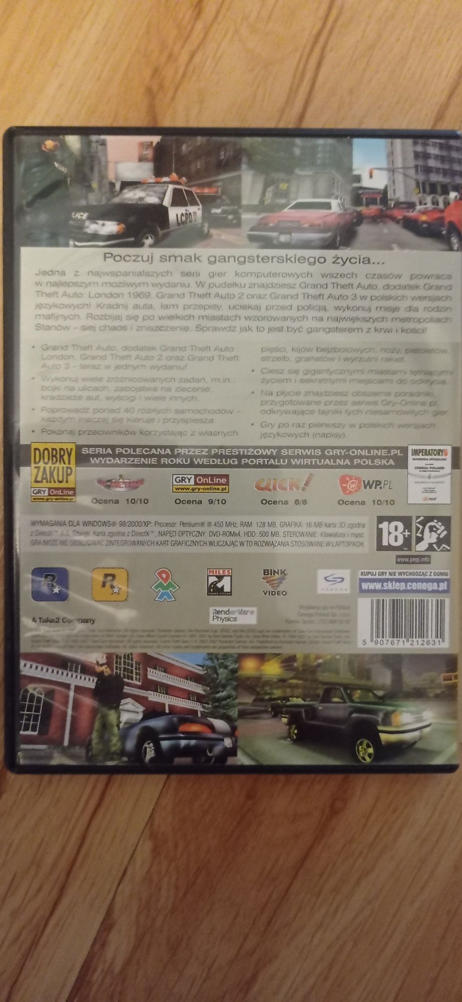 GTA trylogia ( GTA, GTA 2, GTA III )