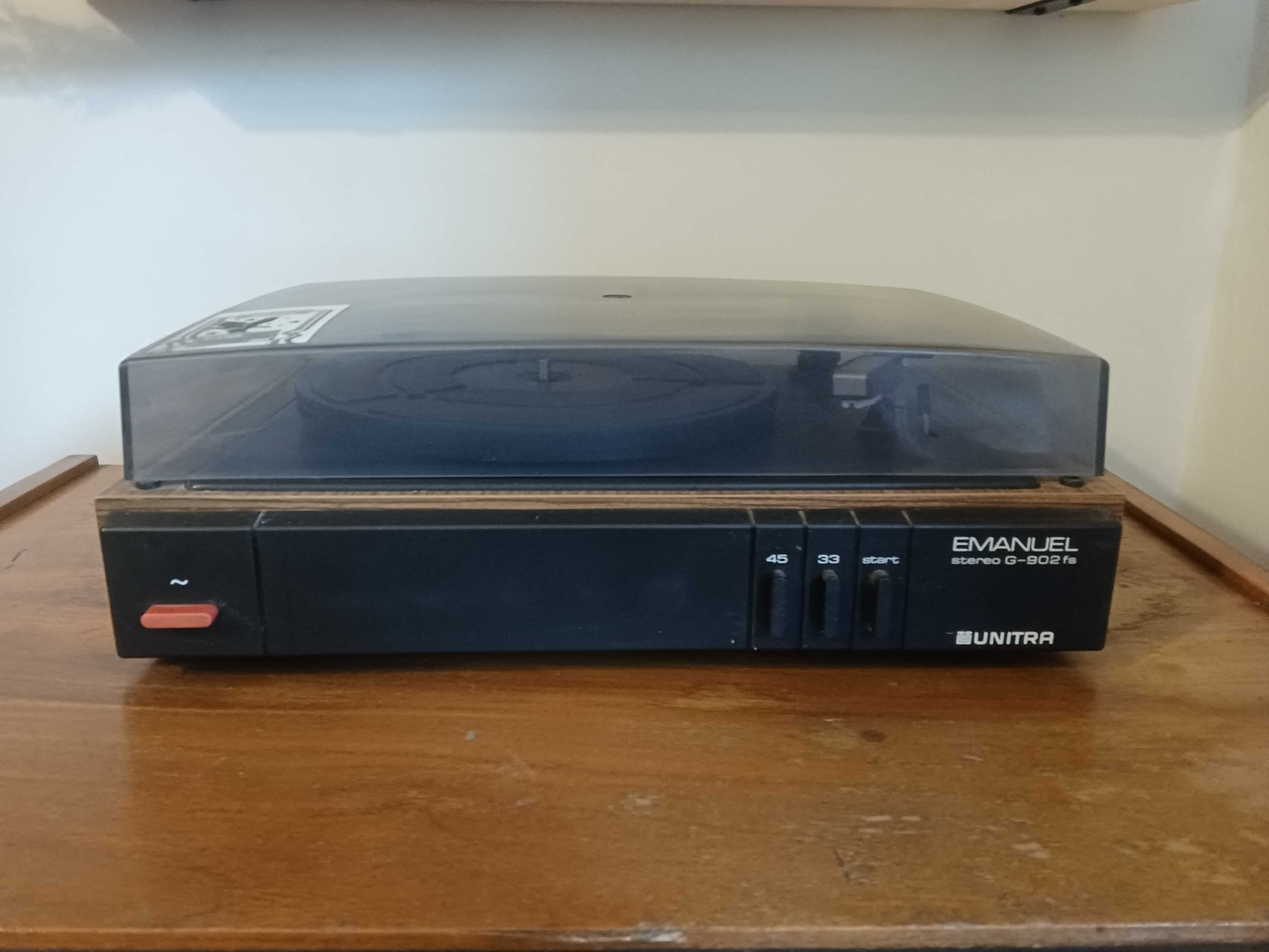 Unitra gramofon Emanuel G-902 fs radio Amator 2 wraz z kolumnami