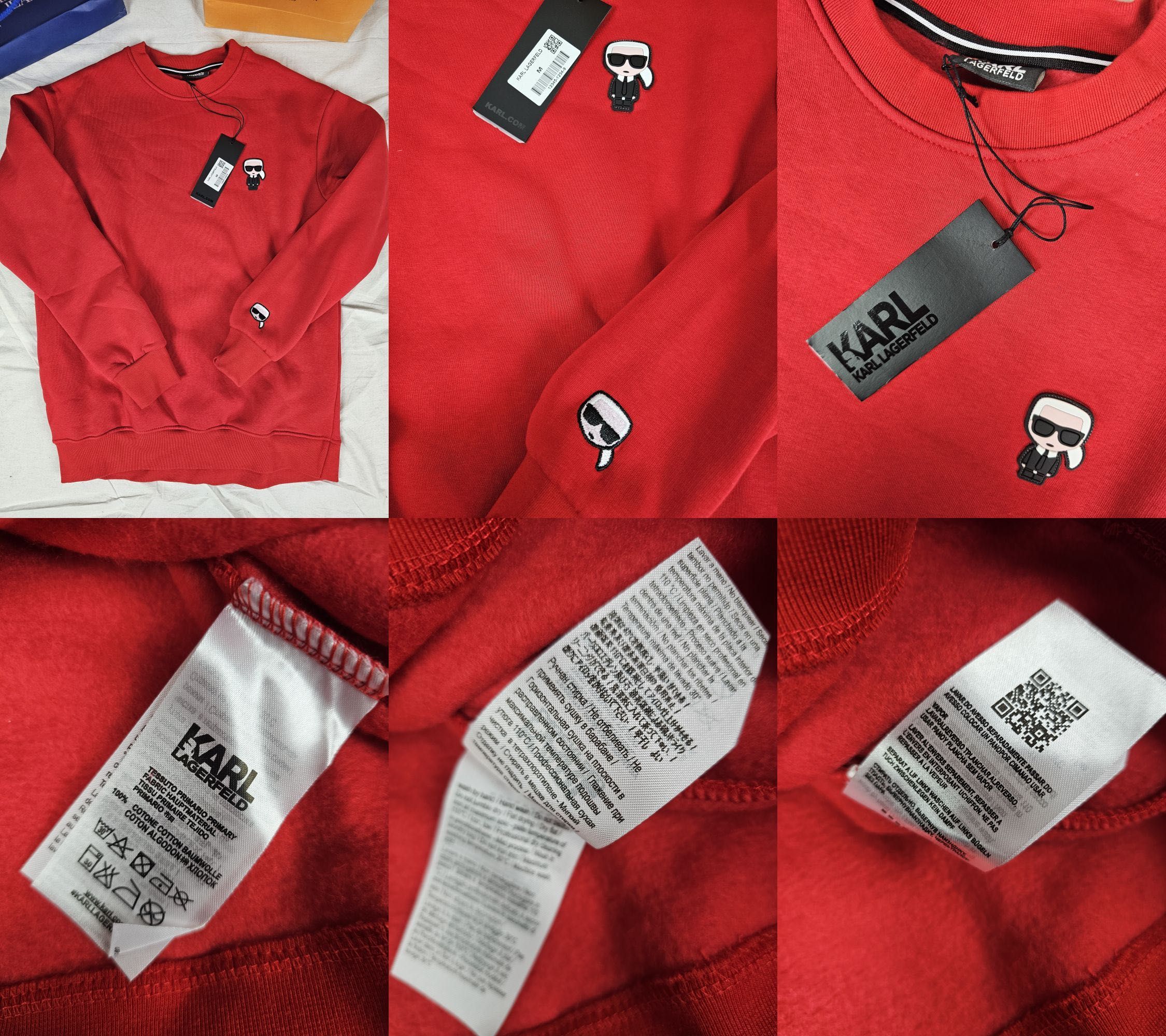 Bluza męska Karl Lagerfeld maly znaczek logowane